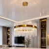 Кришталева Led люстра 60 см у кольорі бронза (7841031)