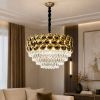 Кришталева люстра в стилі арт-деко до 30м² XL626/600GD (Золото)