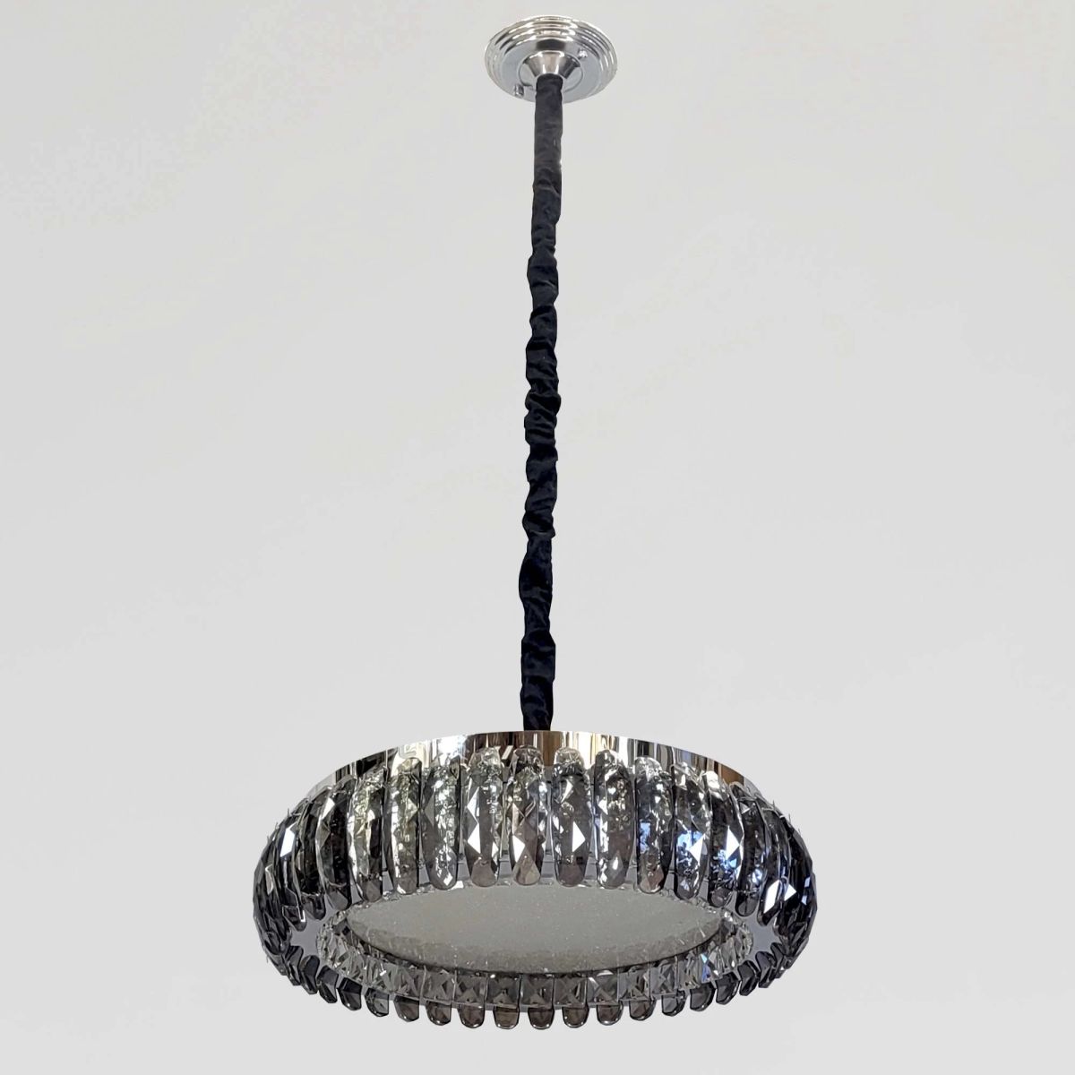 Кришталева підвісна LED-люстра 50 см (MT006/500CH)