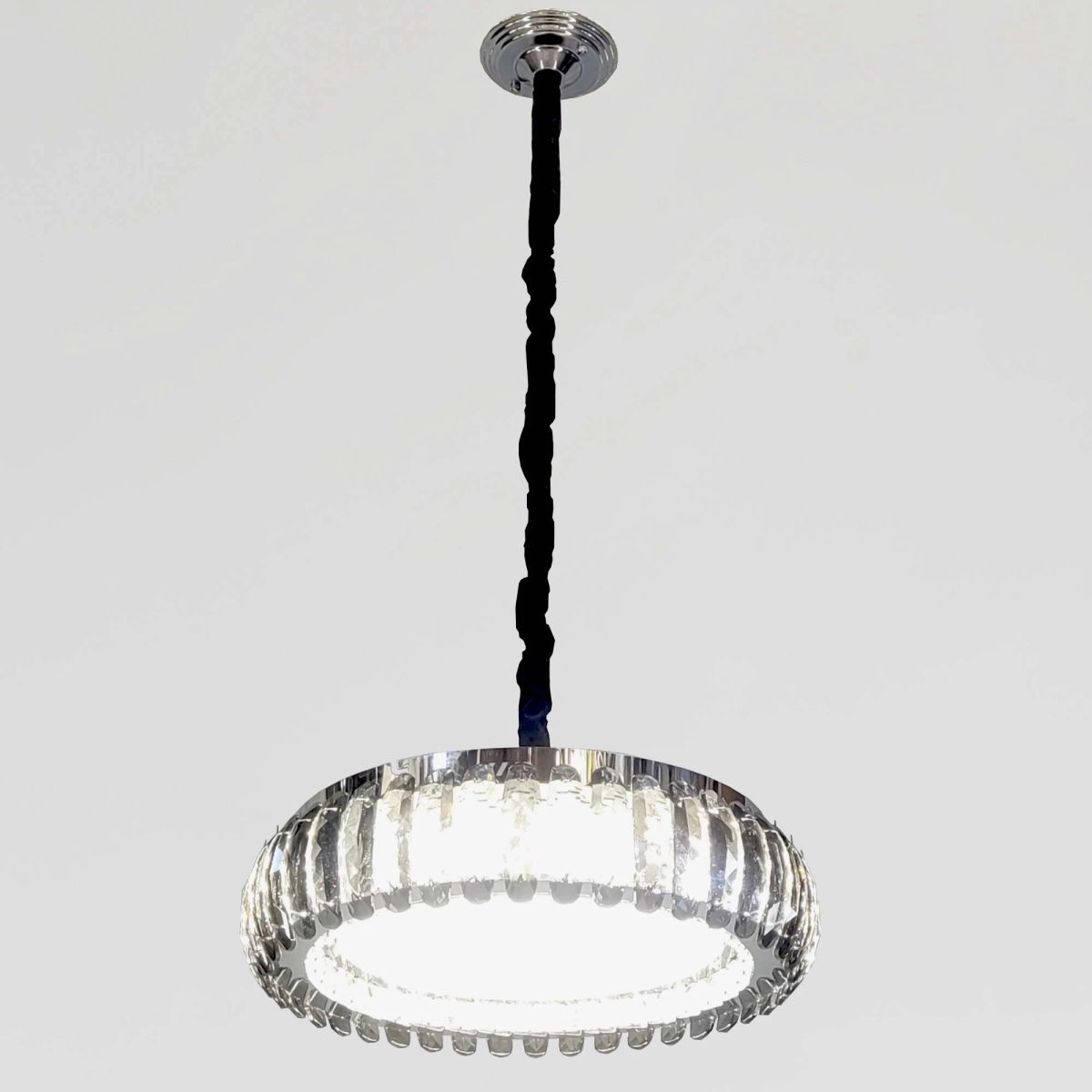 Кришталева підвісна LED-люстра 50 см (MT006/500CH)