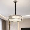 Кришталева підвісна LED-люстра 50 см (MT015/500CH)