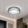 Кришталева стельова LED-люстра 50 см (MT015/500CH (S))