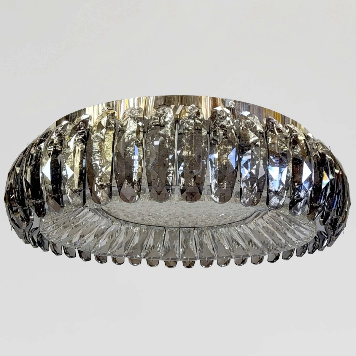 Кришталева стельова LED-люстра 50 см (MT015/500CH (S))