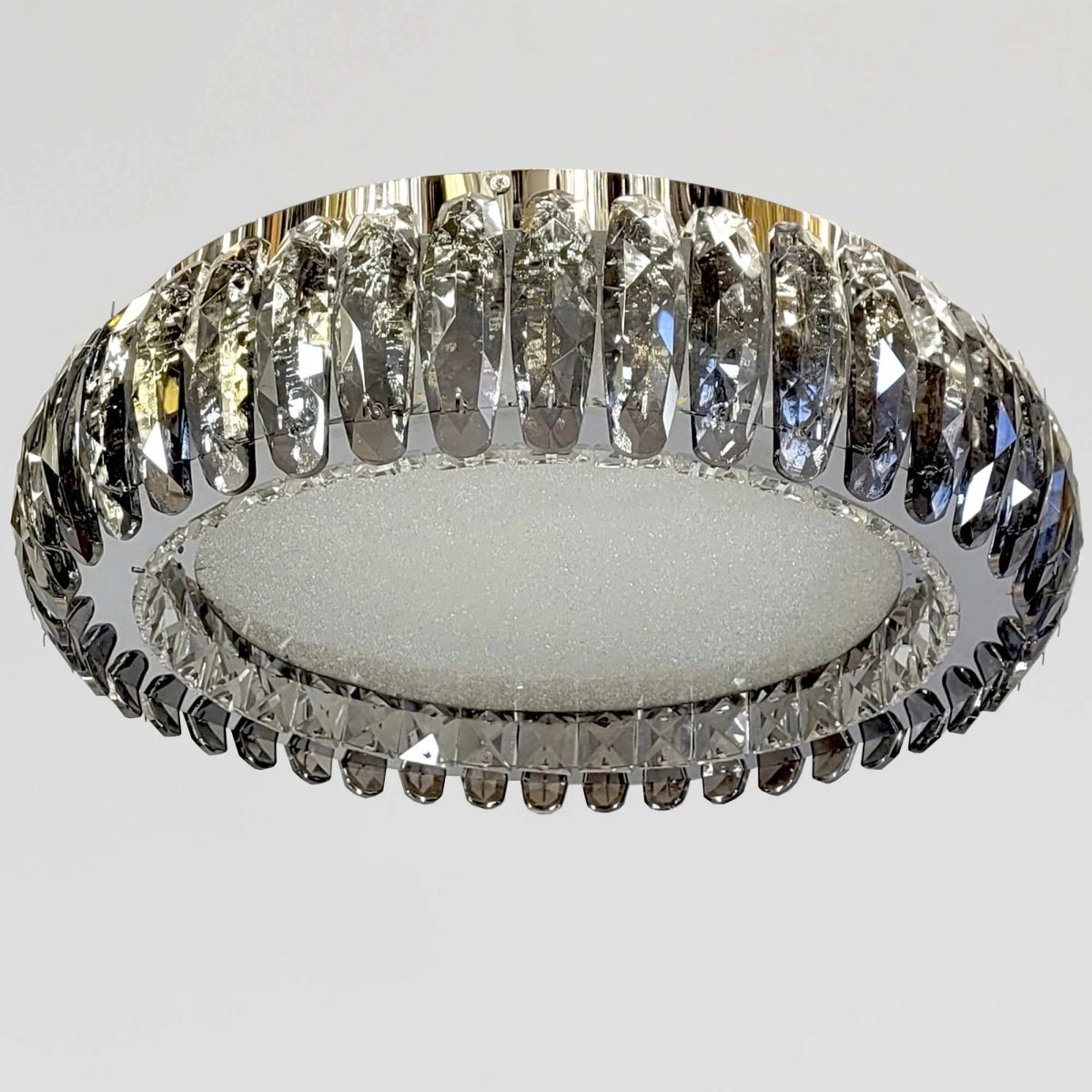 Кришталева стельова LED-люстра 50 см (MT006/500CH (S))