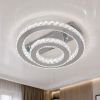 Кришталева світлодіодна LED-люстра 60W до 15 м² з пультом (7708-2D Hr)
