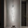 Кришталевий LED-підвіс срібло-хром, 6 Вт (7265-1HR)