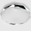 Кругла LED люстра 72W для кімнати до 18 м² біло-срібна (LEGEND)