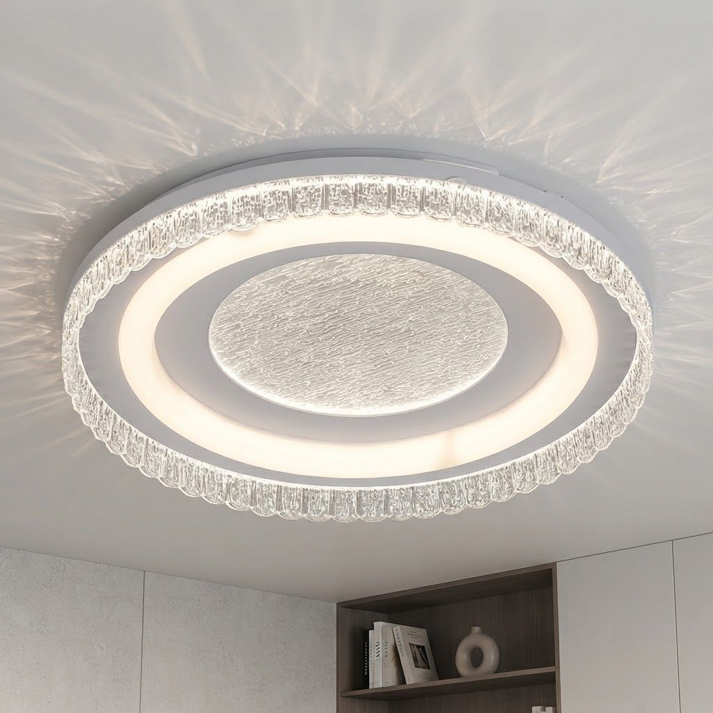 Кругла світлодіодна LED-люстра 80W  до 18 м² Білий  (7875156A WH)
