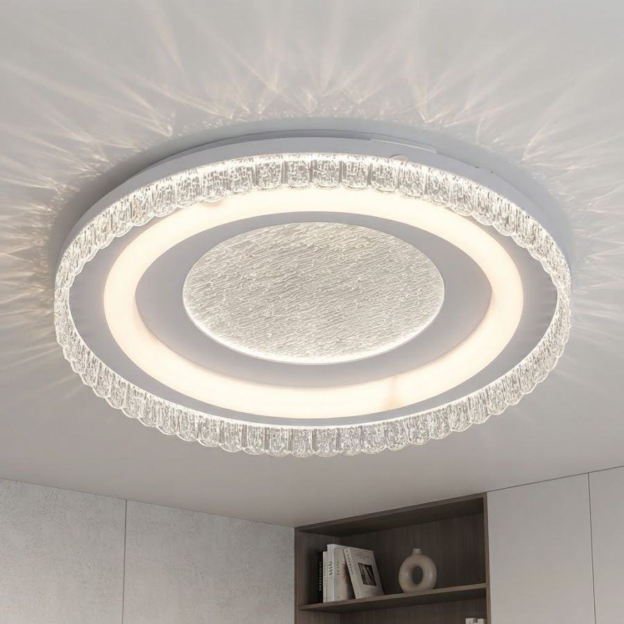 Кругла світлодіодна LED-люстра 80W  до 18 м² Білий  (7875156A WH)