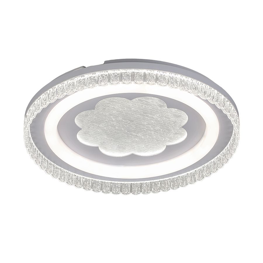 Кругла світлодіодна LED-люстра 80W  до 18 м² Білий (7875156C WH)