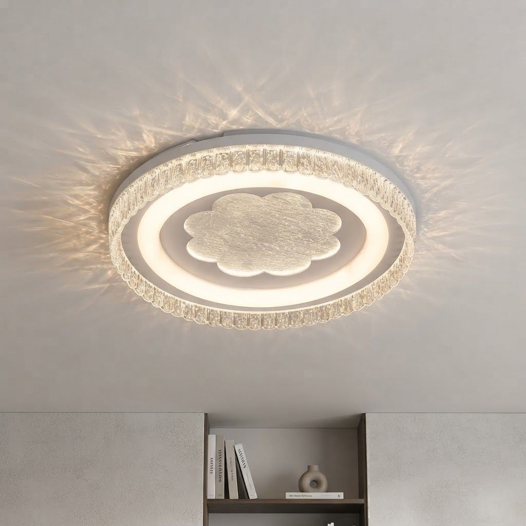 Кругла світлодіодна LED-люстра 80W  до 18 м² Білий (7875156C WH)