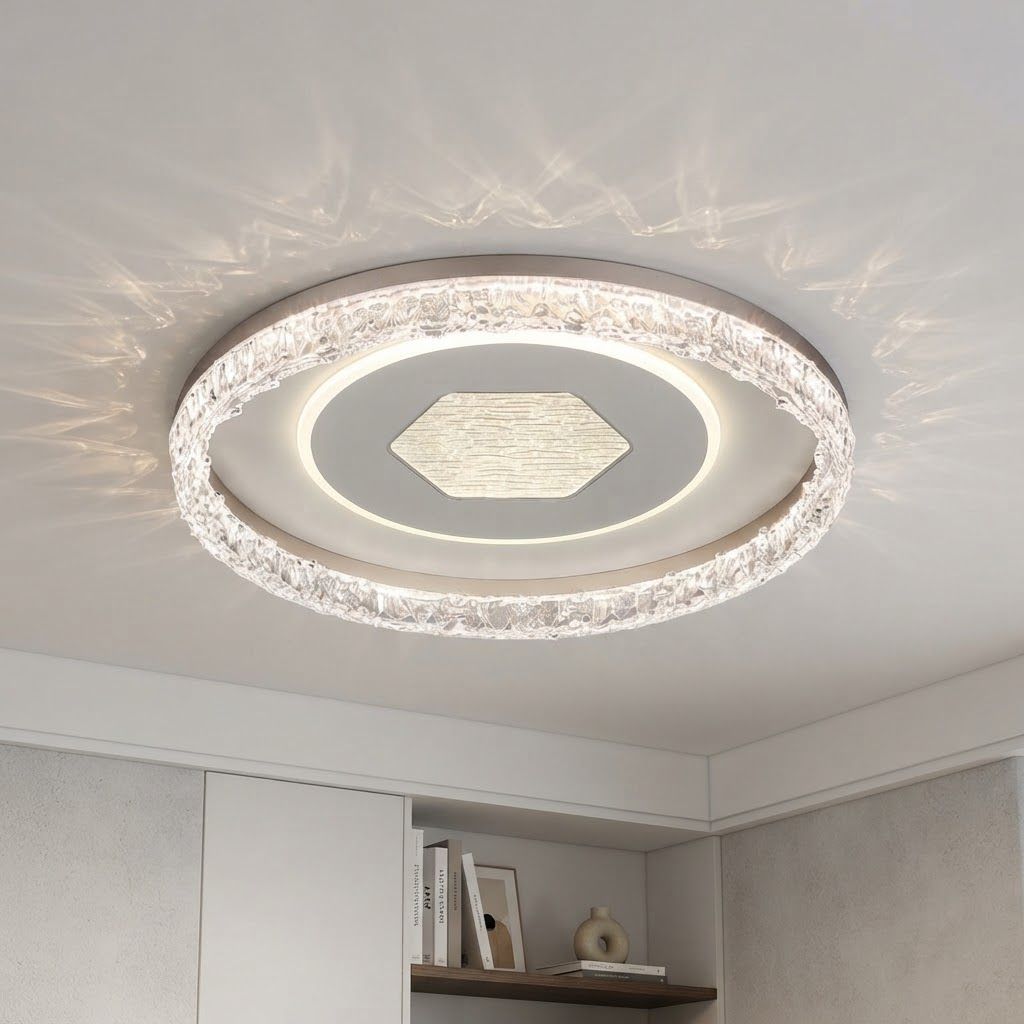 Кругла світлодіодна LED-люстра 80W  до 18 м² Білий (7875157A WH)