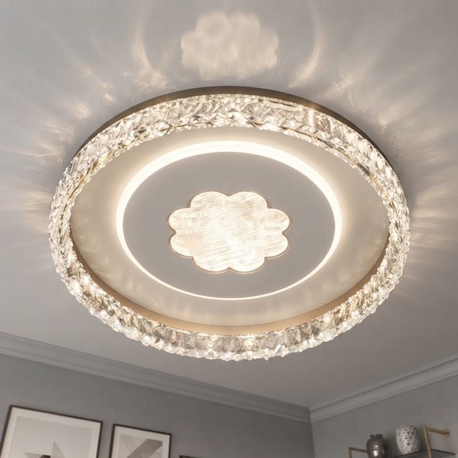 Кругла світлодіодна LED-люстра 80W  до 18 м² Білий (7875157B WH)