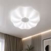 Led люстра до 18 м² у формі хмаринки 55 см (A706-550 WH)