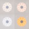 Led люстра до 18 м² у формі хмаринки 55 см (A706-550 WH)