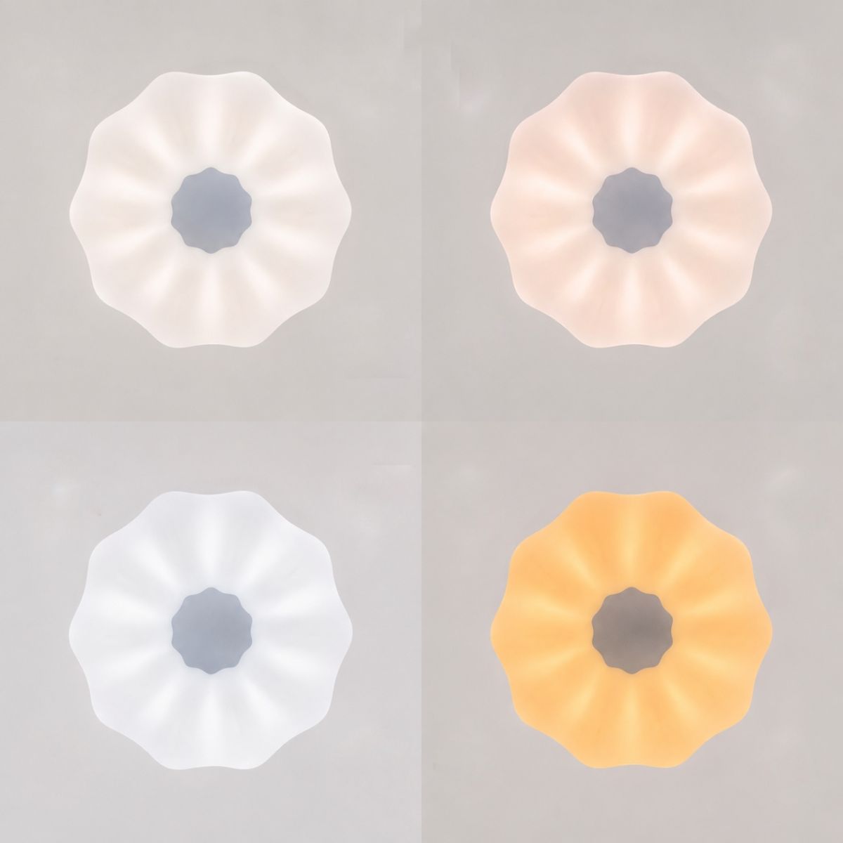 Led люстра до 18 м² у формі хмаринки 55 см (A706-550 WH)