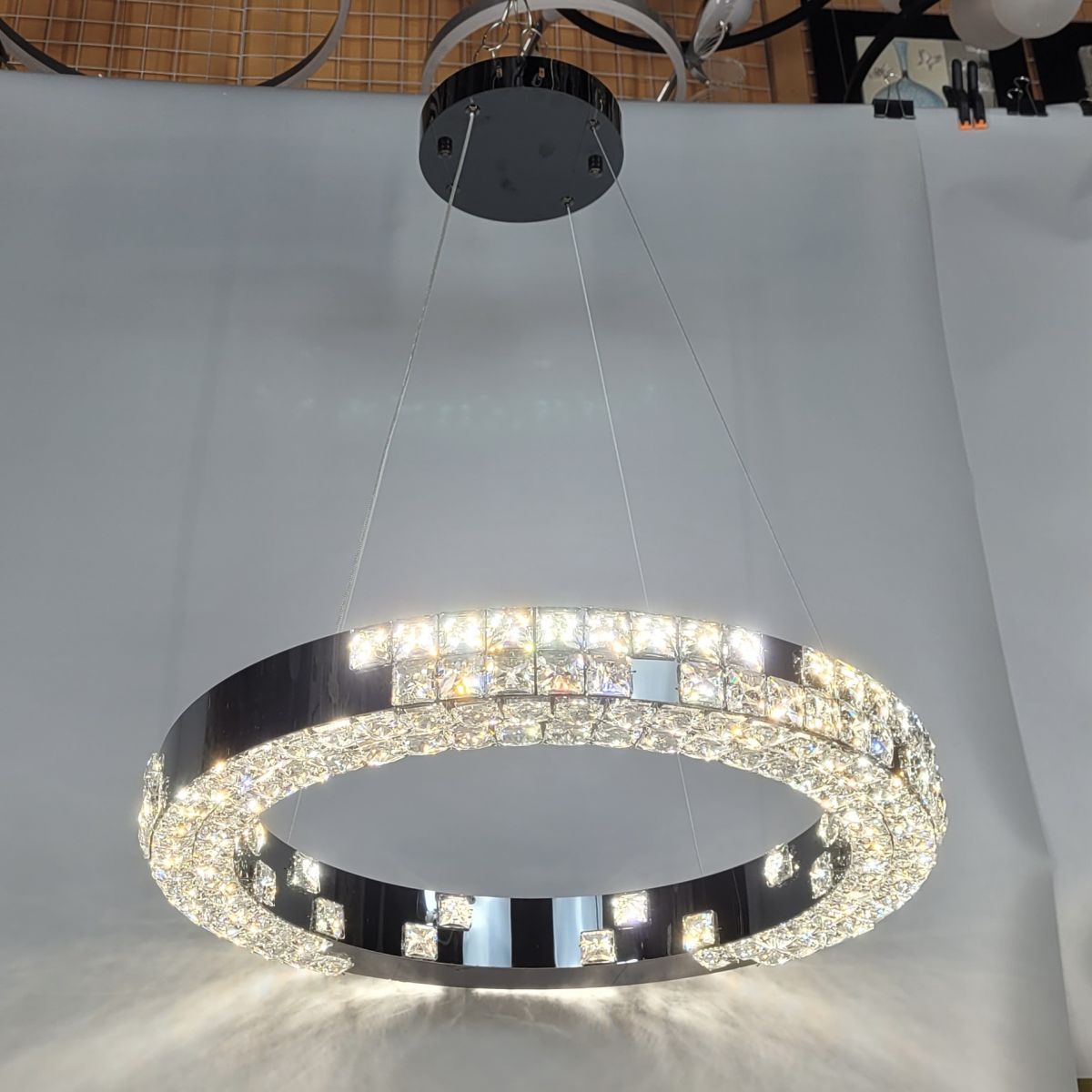 LED-люстра кільце 60 см чорний онікс (7712/600-BK)