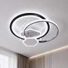 Стельова LED-люстра до 20м² з пультом 120 Вт ( Білий/Чорний/Хром) P5-YH467