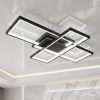 LED люстра до 15м² в чорному кольорі з пультом керування SVEN 3S SMART BLACK (70W)