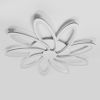 Стельова Led люстра білого кольору до 30м² у формі квітки Fiore di Luce Lorena (LORENA 198W)