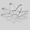 Стельова Led люстра білого кольору до 30м² у формі квітки Fiore di Luce Lorena (LORENA 198W)