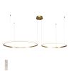 Люстра 7529833-2B BRONZE LED (600+800)