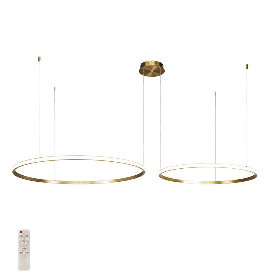 Люстра 7529833-2B BRONZE LED (600+800)