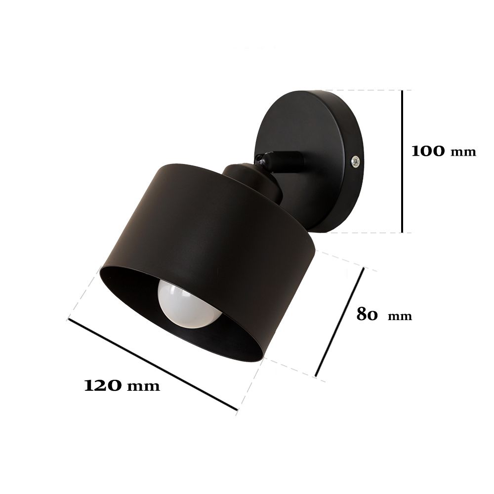 Бра 752W187F1-1 BK