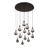 Підвісний світильник 999103F-13 (600R) G9 BK+SM