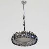 Кришталева підвісна LED-люстра 50 см (MT015/500CH)