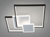 Геометрична LED люстра до 16м² "Quadra Duo" у чорно-білому корпусі  (MX2250-2WH+BK)