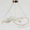Кришталева Led люстра 80 см у золотому кольорі (536/800GD)