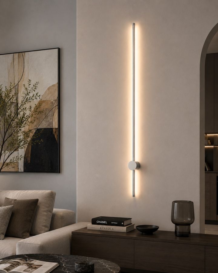 Настінний LED-світильник бра Срібло 100 см 786W8002(1000) SL