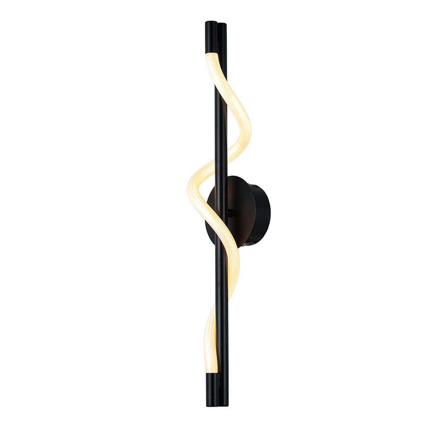 Бра світлодіодне LED на 20W, колір Чорний 60 см Anello Infinito (786AM6036 (600) BK)