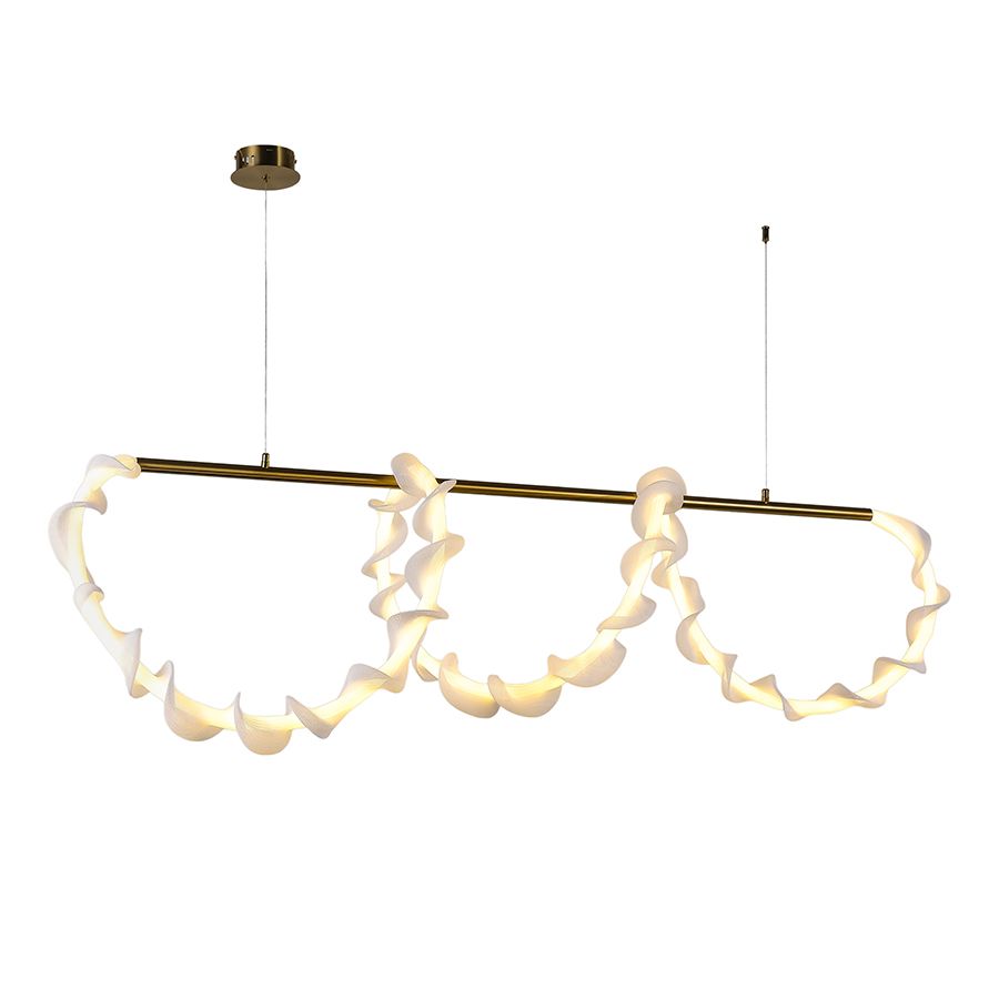 Підвісна LED люстра довжина 150 см колір Бронза Sinfonia di Luce (7813177 (1500) AB)