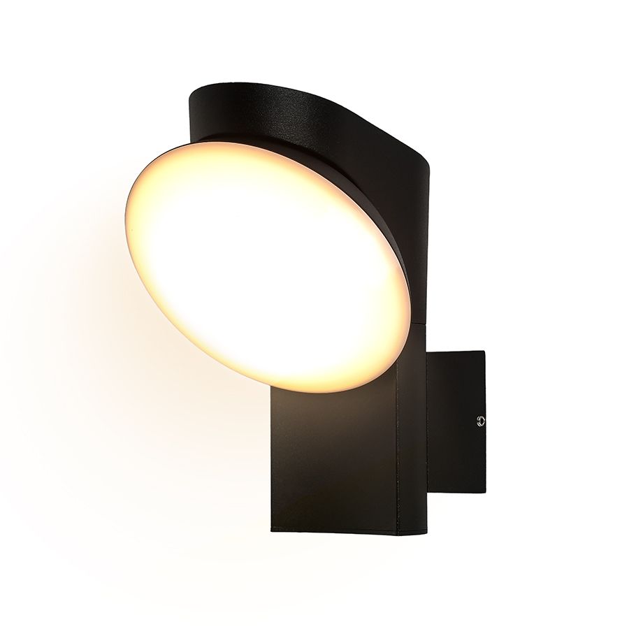 Вуличне настінне LED бра 12W 9234459 PC BK