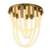 Сучасні Led люстра 40 см у золотом корпусе (790L1062 (400))