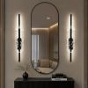 Сучасне настінне Led бра 25W чорного кольору 60см PERLYNA