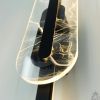 Сучасне настінне Led бра 25W чорного кольору 60см PERLYNA