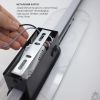 Сучасне настінне Led бра 25W чорного кольору 60см PERLYNA