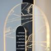 Сучасне настінне Led бра 25W чорного кольору 60см PERLYNA