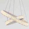 Підвісна LED-люстра з 2 кілець у білому кольорі (WG5129/60+40WH)