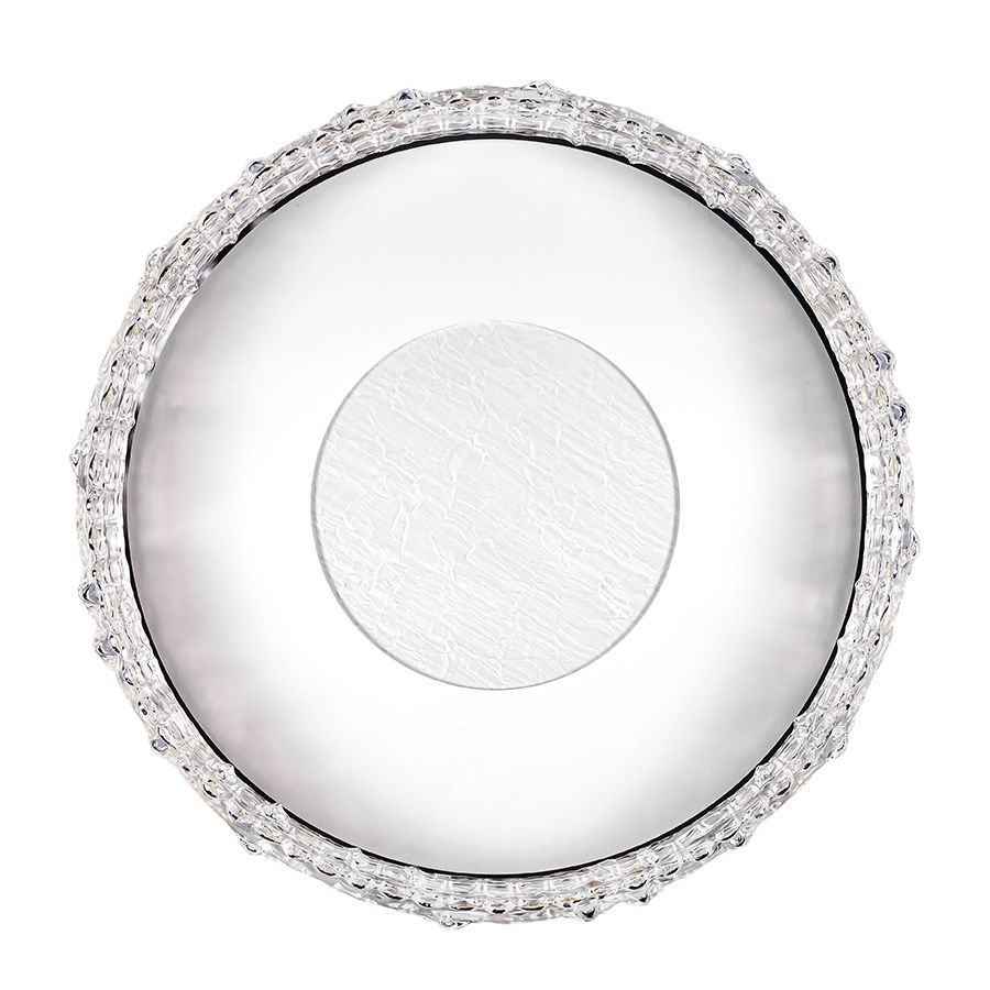 Світлодіодна LED люстра 60W для вітальні та спальні 49 см (7871088 BK)