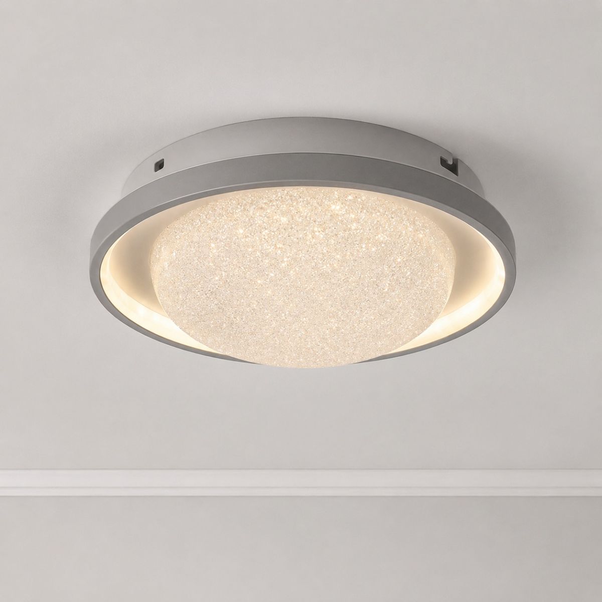 Стельова LED-люстра до 15м²з декоративною серцевиною 30 см (5130-300 80W)