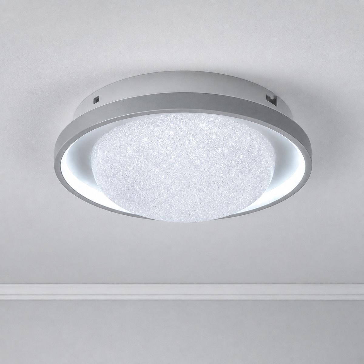 Стельова LED-люстра до 15м²з декоративною серцевиною 30 см (5130-300 80W)