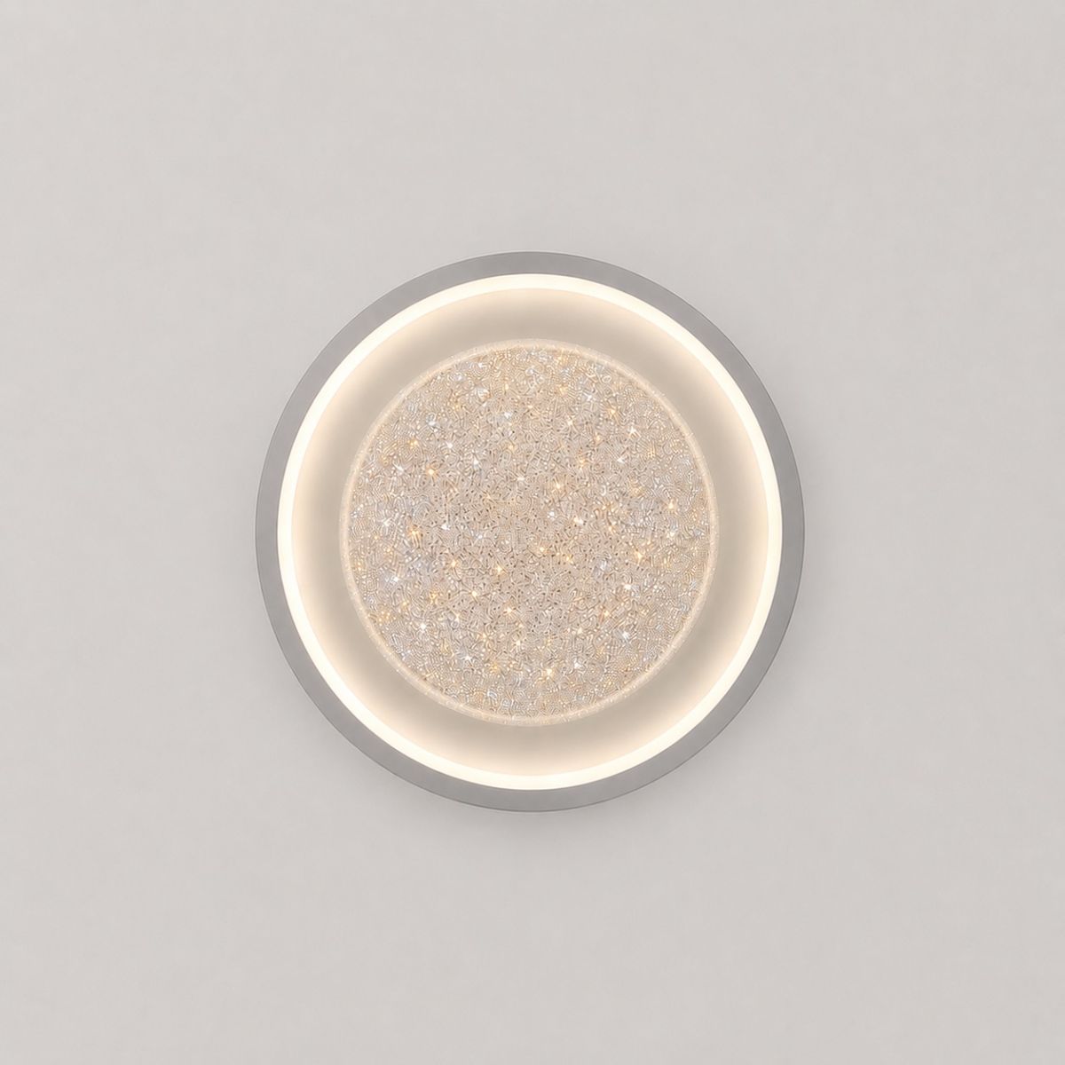 Стельова LED-люстра до 15м²з декоративною серцевиною 30 см (5130-300 80W)