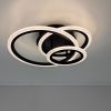 Світлодіодна стельова Led люстра до 18м² у чорному кольорі MOODY (A3012-500 BK)