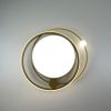 Сучасна стельова LED-люстра 100 Вт золотом корпусі до 23м² (A31-500 GD)