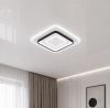 Стельова LED-люстра до 18м² з пультом 118 Вт Чорний/Білий (SY-16080/500 BK+WH)