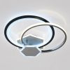 Стельова LED-люстра до 20м² з пультом 120 Вт ( Білий/Чорний/Хром) P5-YH467